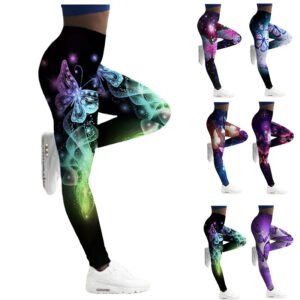 Breathable Skinny Printed Legging - Yoga Pants